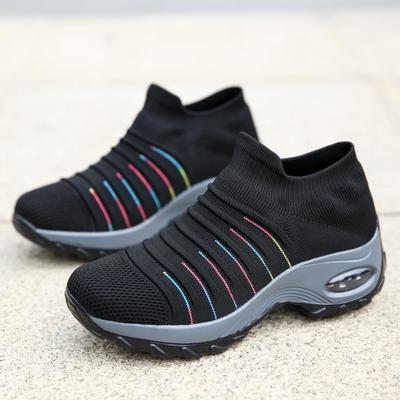 Женская обувь Кроссовки на платформе Мягкие дышащие Кроссовки для ходьбы Обувь для отдыха на открытом воздухе