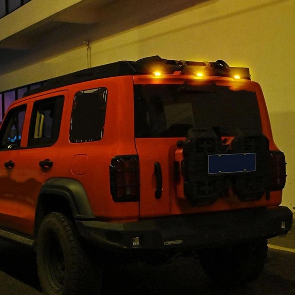 Waterproof Solar LED Flash Light Wireless Roof LED Navigation Light Pickup Truck