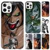 Чехол для телефона Attack Eren для Iphone 17 Air 16 15 Plus 14 13 Mini 12 11 Pro Max 16E 7 8 SE 2020 Мягкий Funda Печатный корпус 16 15 14 13
