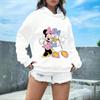 Худи с графическим принтом Минни Дэйзи и друзья Весна Осень Женский Мужской Повседневный Пуловер Толстовка Уличная одежда Толстовка Подарки Дисней