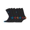 Pack of 6 Pairs of Men's Cotton City Socks