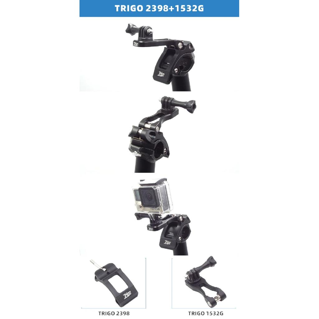 Trigo Cycling Headlight Mount Camera Holder for FNHON DA HON K3Plus Folding Bike Stem Gopro Bracket Bicycle Accessories