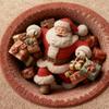 3D Christmas Round Floor Mat, Crystal Velvet Soft Area Rug 40 to 120cm, Non Slip Round Carpet for Living Room Kitchen