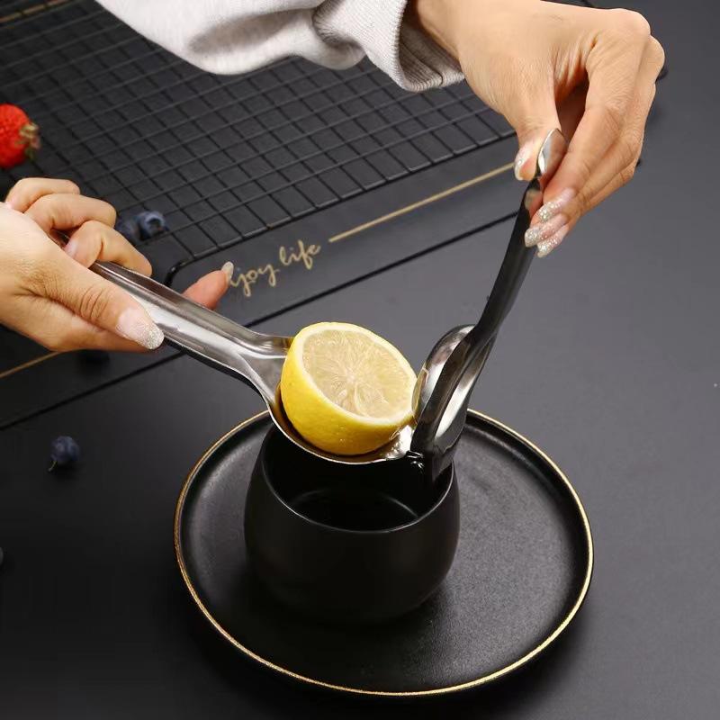 Нержавеющая сталь ручная соковыжималка для лимона выжимает лимонный сок артефакт домашний ручной пресс мини маленькая соковыжималка