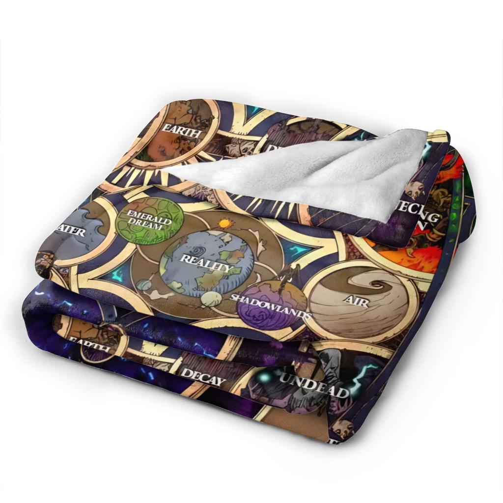 Soft Blanket Camping World of Warcraft Game Bedding Throws Flannel Bedspread For Couch Chair Sofa Bed Fluffy Sofa Bed Cover