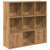 VidaXL Bibliothèque chêne artisanal 98x29x97,5 cm bois d'ingénierie, armoire à livres, support de livres, étagère à livres, 855967
