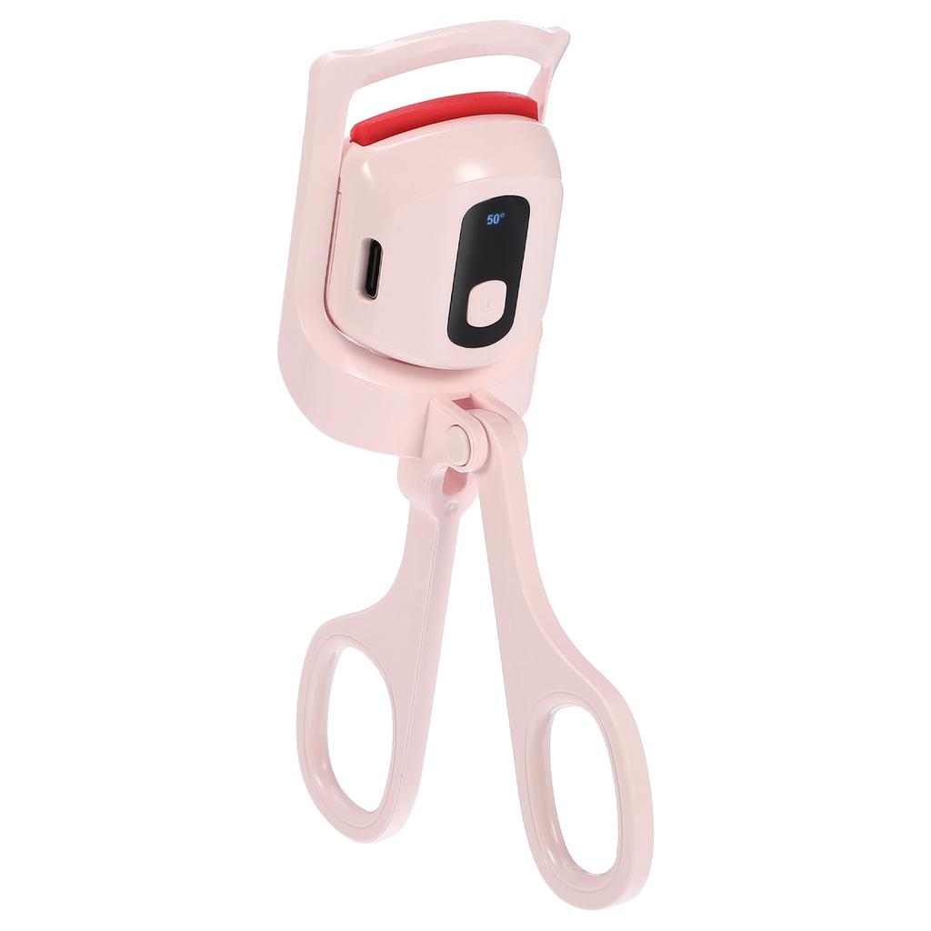 VOCOSTE Нагревающаяся завивка ресниц 3 режима нагрева Перезаряжаемая завивка ресниц с цифровой электрической завивкой ресниц, которая приподнимает и завивает Розовая завивка, Режимы, Дисплей,