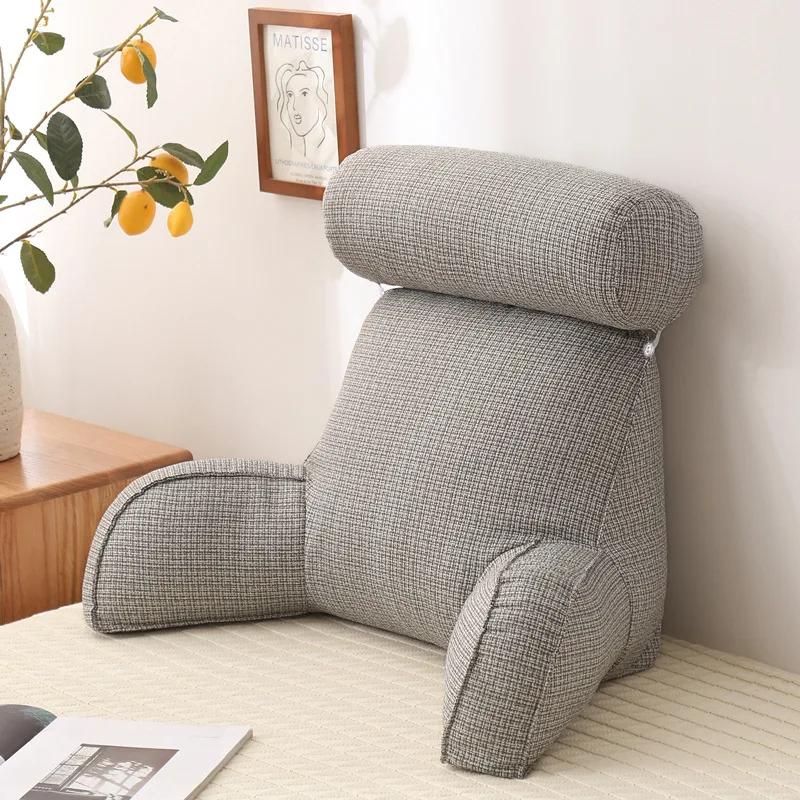 New All Season Reading Pillow Office Sofa Bedside Back Cushion For Office Relief Bed Support Pain Cushions Backrest Lumbar Chair
