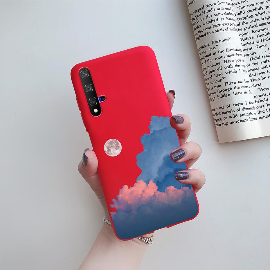 For Honor 20 Case For Honor 20 Pro YAL-AL10 Cover Cute Cat Cartoon Painted Phone Case For Honor20 20Pro YAL-L21 Soft Bumper Capa