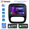 9 "4G 2 ГБ+32 ГБ для Renault Traffic 3 2014 - 2021Автомобильная ОС Android Радио Стерео Мультимедиа Видео GPS Навигатор Плеер QLED экран BT 5.0