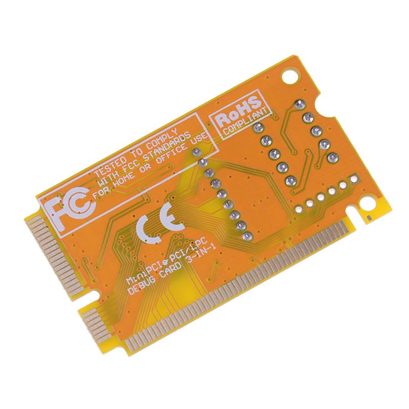 3в1 Mini Pci Pci-E Lpc ПК ноутбук анализатор тестер диагностический пост тест карта часть
