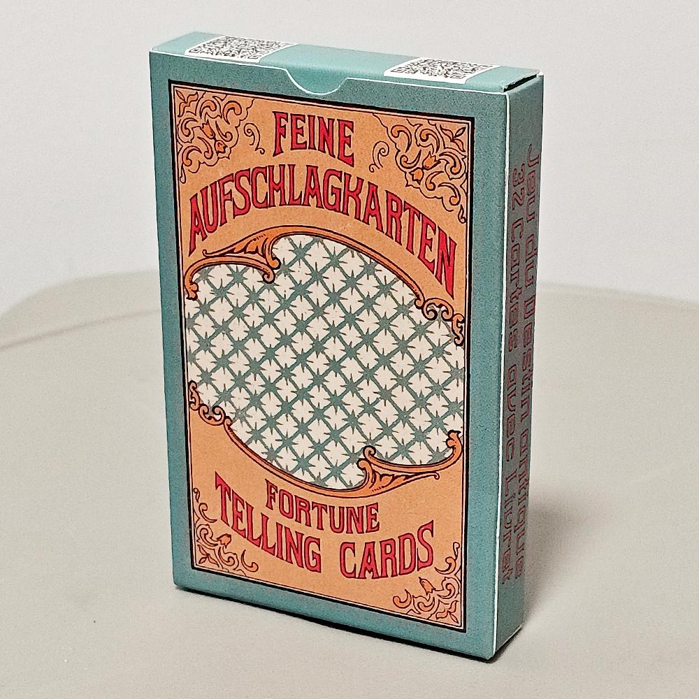 Винтажные Антикварные Карты Гадания на Судьбу 9*6 см, Оракул из 32 Карт Le Jeu Du Destin Antique, Традиционные Карты Картомантии