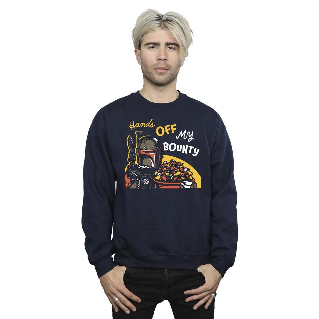 Star Wars Mens Boba Fett Hands Off My Bounty Sweatshirt