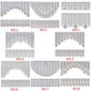 2 шт. кружевные занавески на окна, современные моющиеся декоративные занавески для дома, гостиной, кухни, кофейни, украшения