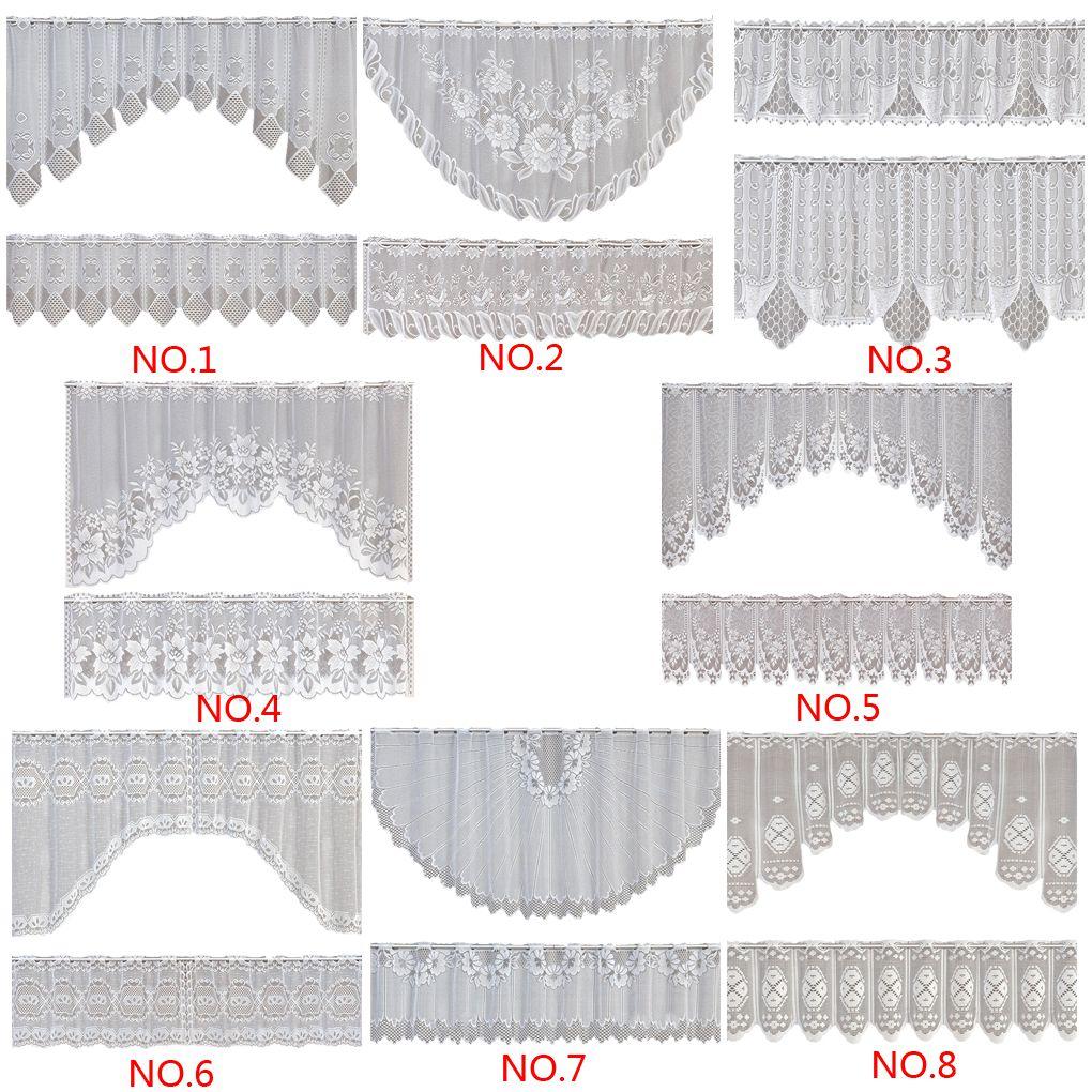2 шт. кружевные занавески на окна, современные моющиеся декоративные занавески для дома, гостиной, кухни, кофейни, украшения