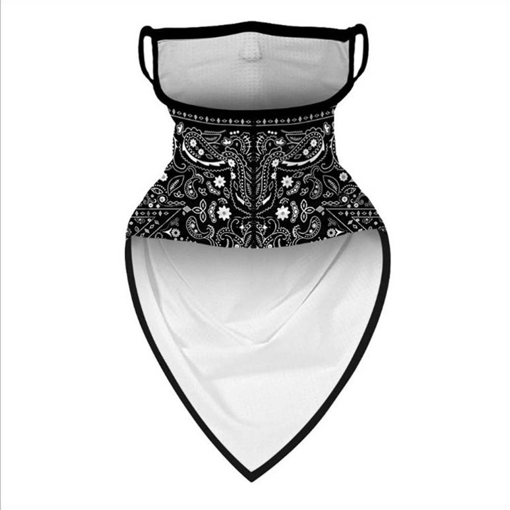 Protective Silk Cycling Windproof Sun Protection Face Mask Neck Protection Mouth Mask Wrap Scarf
