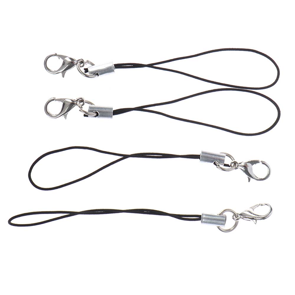 20pcs Hand Wrist Lanyard For Cellphone Lanyard Lariat Cords Lobster Clasp Rope Keychains Hooks Diy Mobile Phone Strap String
