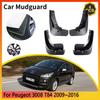 Для Peugeot 3008 T84 MK1 1-го поколения 2009~2016 2010 2011 2012 2013 Автомобильные грязезащитные щитки Брызговики Защитные щитки от брызг Грязеуловители Брызговики Крыло