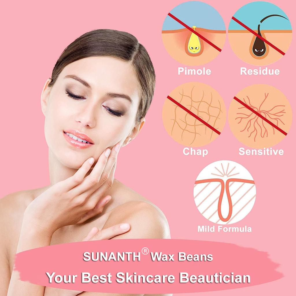 500 г/400 г/200 г восковые бобы для удаления волос по всему телу, горячая пленка, твердые восковые шарики для депиляции для машины для нагрева воска