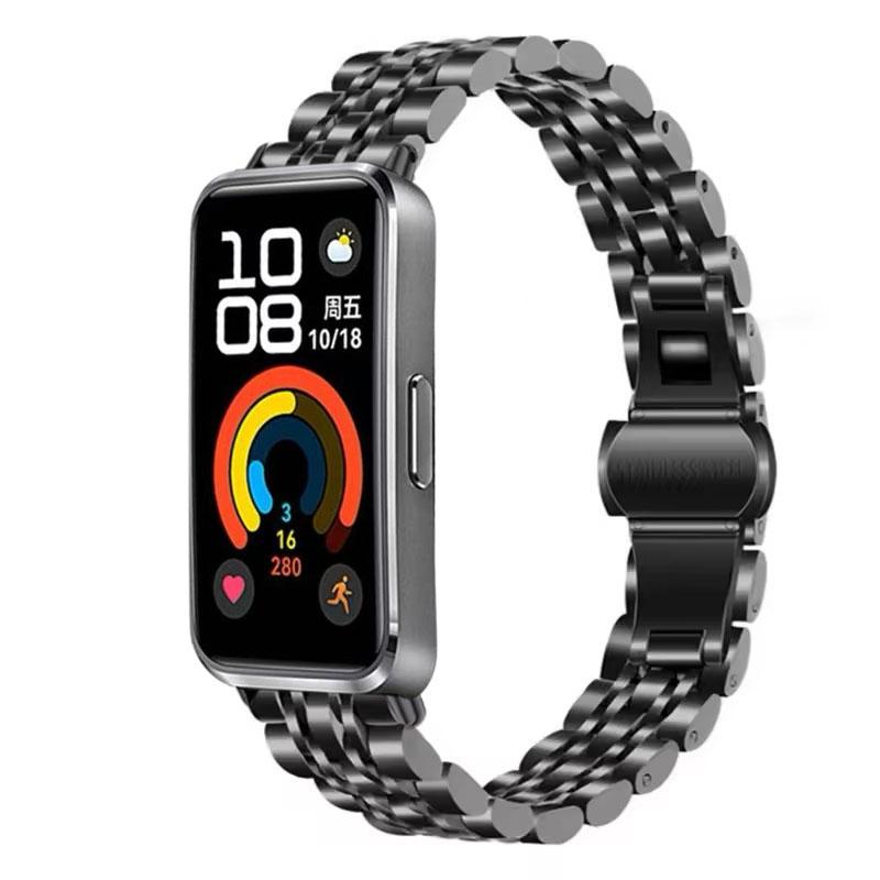 Металлический ремешок для Huawei Band 10 9 8 Умные часы Нержавеющая сталь Сменный браслет Наручный ремешок Для Huawei Band 8/9/10 Аксессуары