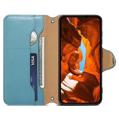 DENIOR Для Samsung Galaxy A23 4G/A23 5G (Глобальная версия) Кожаный чехол из яловой кожи с текстурой кошелька