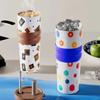710ML Insulated Cup Ceramic Coated Thermal Water Bottle Practical Vacuum Mug  Office Workers