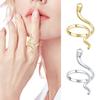 Women Men Snake Ring Adjustable Design Allergy Free Easy Fit Open Ring