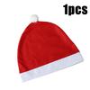 1-10 шт. Рождественская шапка Санта-Клауса Чехлы на подголовники автомобиля Красный полиэстер Чехол на сиденье Украшение для аксессуаров для праздничной вечеринки