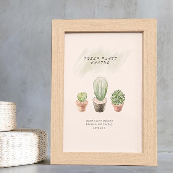 8/10-Inch Wooden Photo Frame High Clarity Glass Back Support Modern Heavy Duty Desktop Picture Display Decorative Frame Home Supplies