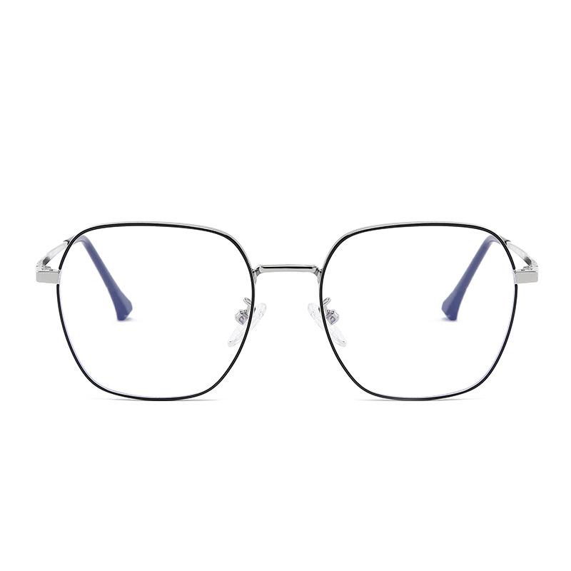 New trend flat glasses men's anti-radiation can be matched with degree color-changing glasses anti-blue light glasses frame women