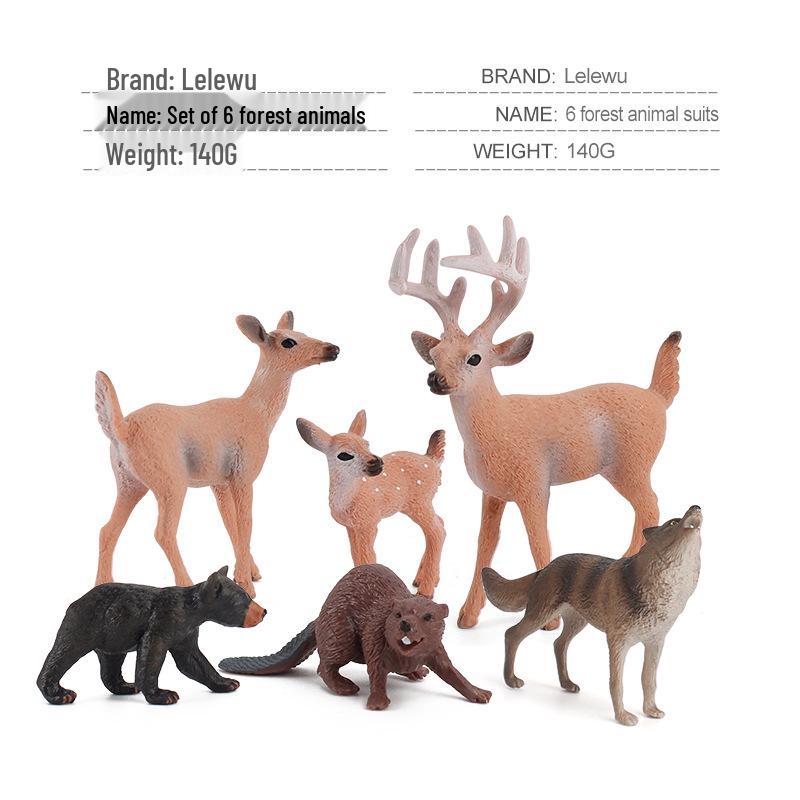 Набор миниатюрных моделей сельскохозяйственных животных для трансграничной торговли: Куры, Утки, Гуси, Коровы и другие