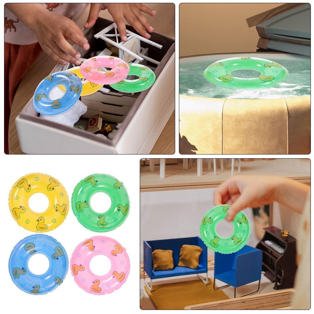 20 шт. Надувной круг для плавания Детские игрушки Мультяшный Kidtraxtoys Пп Детский надувной мини-круг для плавания Игрушка-поплавок Ст Практичное использование