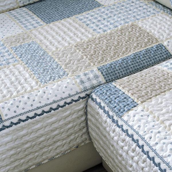 Sofa Covers Living Room Plaid Stripe Sofa Towel Couch Cover Cotton Non-slip Sofa Slipcover Modern Minimalist Corner Seat Cover