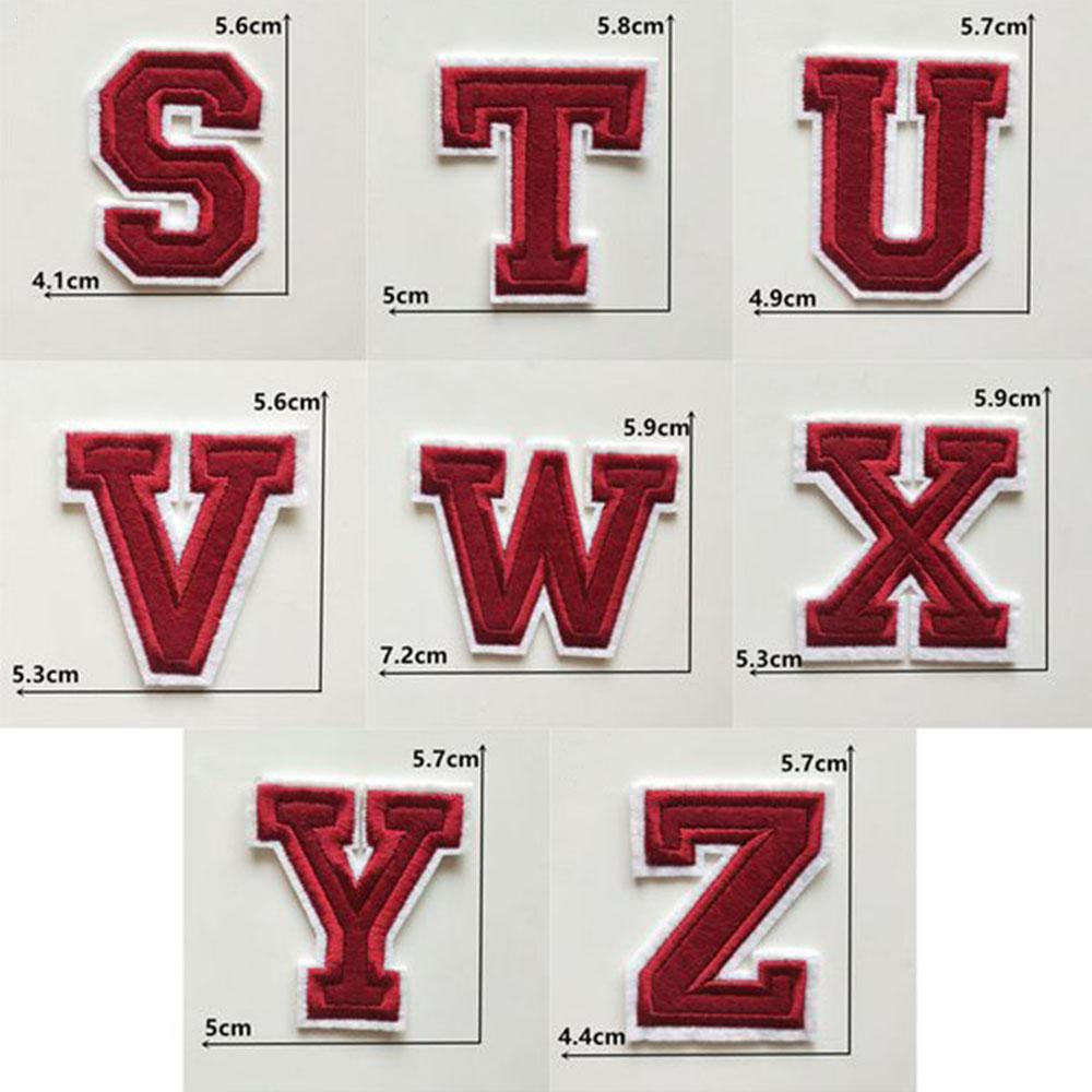 Пальто Одежда Алфавит Вышивка Шитье Ткань Одежда Вышивка Буквы Нашивки Аппликации Нашивки