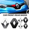 2026 Hot For Renault Hub Caps 1 piece rear boot badge front grille hood trunk Emblem logo For Renault RS Koleos Captur Talisman