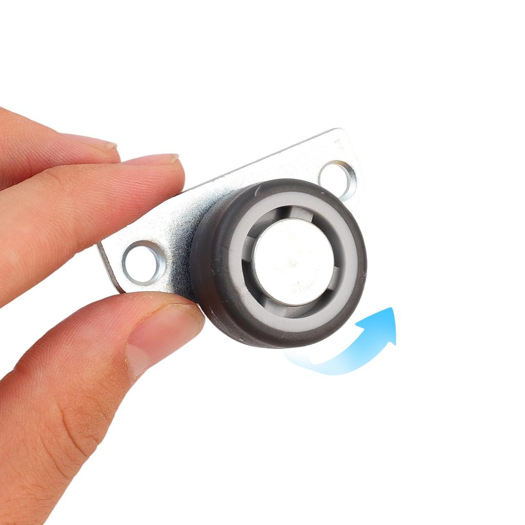 8/1PCS Mini Side Mount Caster Wheels Silent Rubber Furniture Casters Directional Cartwheels For Trolley Drawer Kitchen Cabinets
