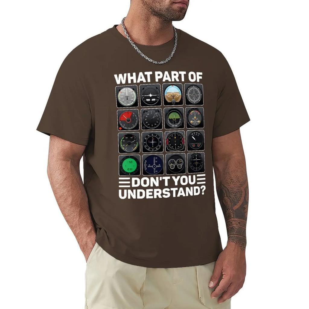 Авиакомпания Самолет Самолет Пилот Инструменты Инструменты Футболки Графический Хлопок Уличная одежда Короткий рукав Подарки на День Рождения Футболка Мужская