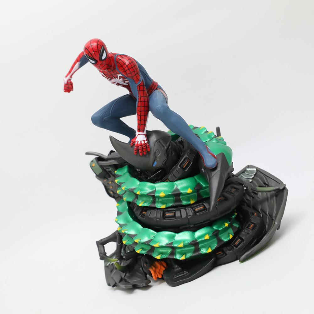 Новые Мстители Железная Лига Игра Ps4 Статуэтка 18 см Фигурка Человека-паука Сценарная модель Коллекционная фигурка Подарок фанату-мальчику