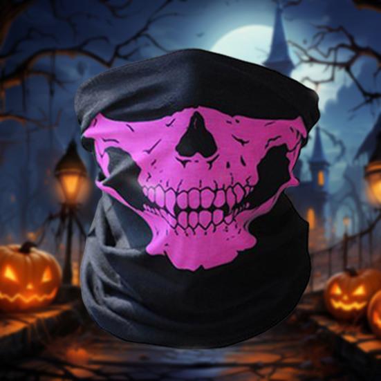 Велосипедный шейный платок с черепом на Хэллоуин, дышащий, защита от солнца и ультрафиолета, легкий, для мужчин и женщин, мотоциклетный защитный щиток, бандана, шарф