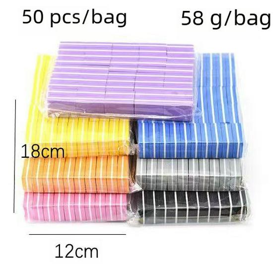 Двусторонняя моющаяся пилочка для ногтей: Мини-блок тофу-бисквита высокой эластичности