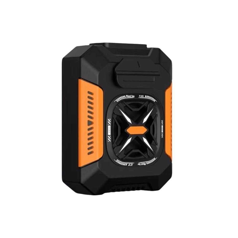 Power Bank Waist Clip on Fan 5000mAh Mini Electric Fans Durable Waist Mounted Fan Sports