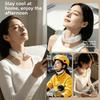 Neck Cooler Cooling Neck Ring, Reusable Ice Necklace for Heat Relief, 17 cm Black for Cycling