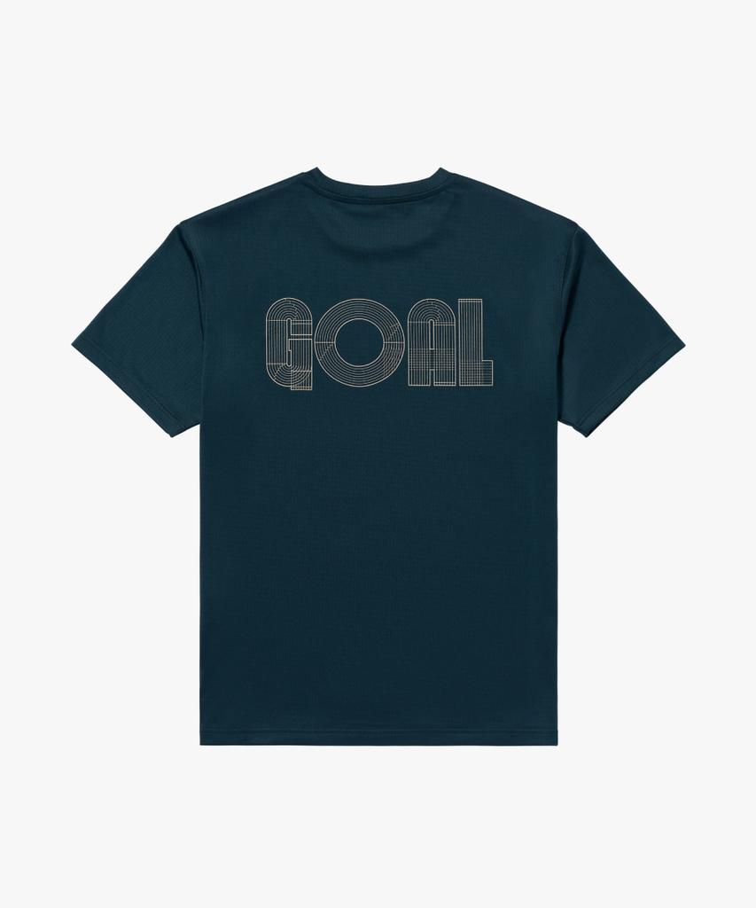GOALSTUDIO Active Track Goal Logo Tee-Dark Green