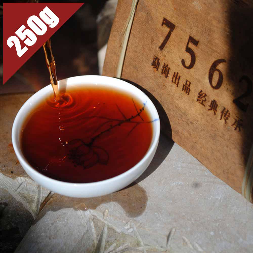 Китайский чай 2008 г. Yunnan Ripe Puer Tea 7562 Puerh Brick 250г