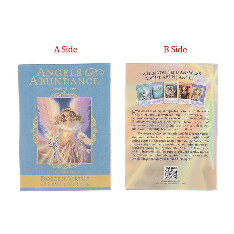 Angels Of Abundance Oracle Cards Tarot Card Party Prophecy Divination Board Game