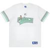 Palace Стартовая коллекция FW22 Футболка с принтом букв в полоску, круглым вырезом и коротким рукавом, унисекс, белая PAL-FW22-372