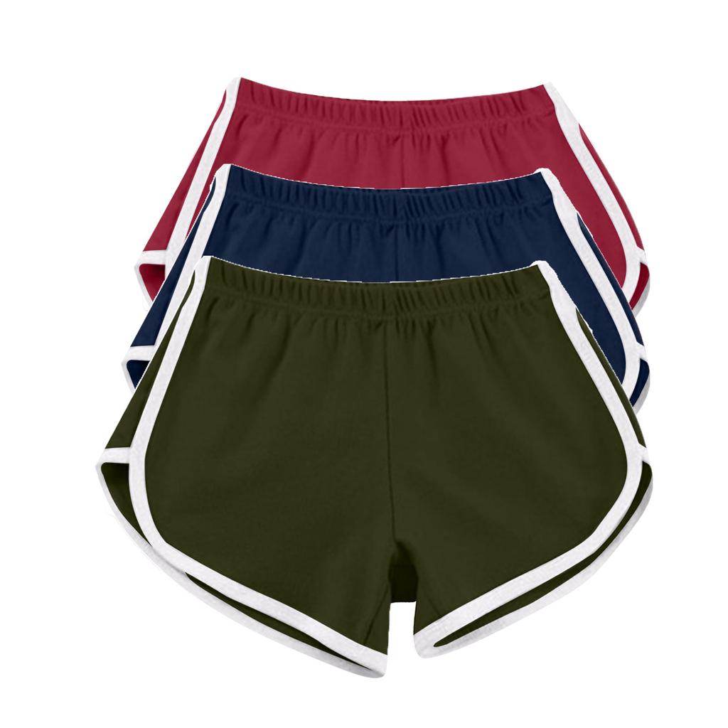 Trendy Avant-garde Hot Shorts Low Waist Thin Versatile Comfortable Sexy Legs Long Beach Yoga Sports Shorts