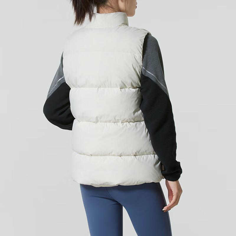 Under Armour Down Vests Women's White Stand Collar Moderate Other 6010043-279