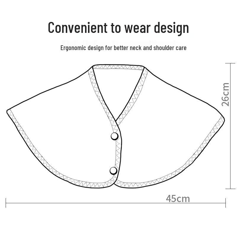 Warm Velvet Neck and Shoulder Wrap for Elderly – Cold-Proof Scarf for Men & Women