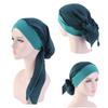 Головной убор Бандана Женская химиотерапевтическая шляпа Пиратская шляпа Мягкий шелковый тюрбан Модная шляпа с капюшоном на резинке